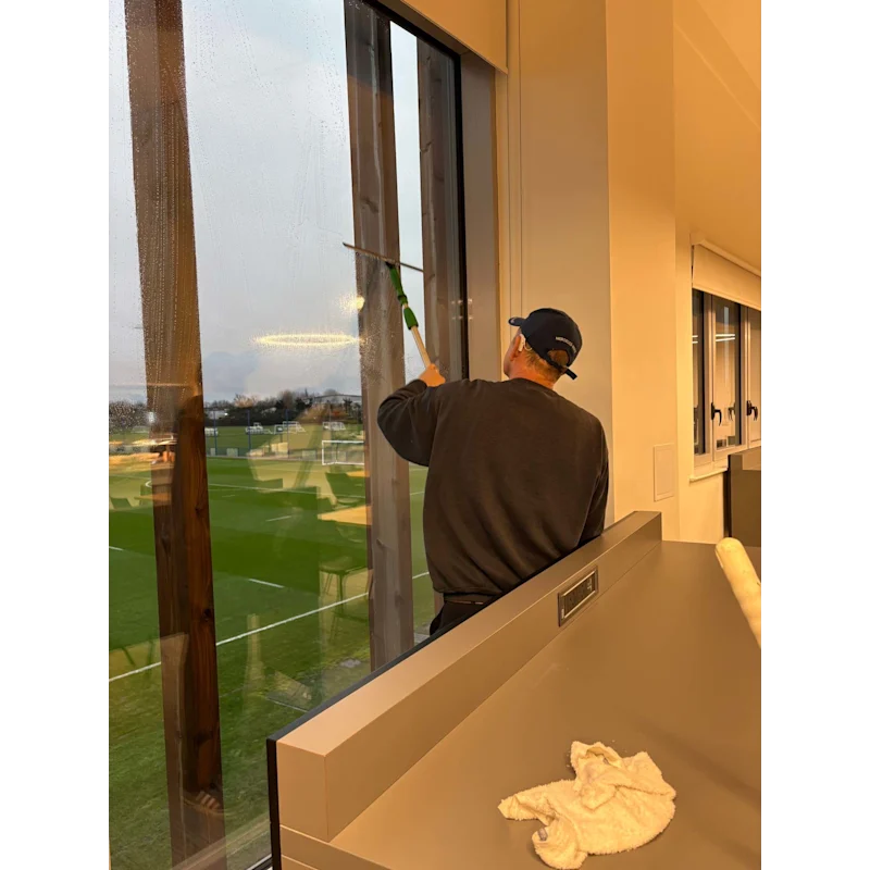 Commercial window cleaning project